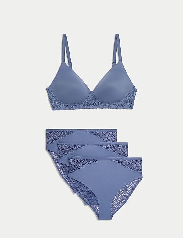 Body Soft&trade; Non Wired Full Cup Bra Set A-E - KR