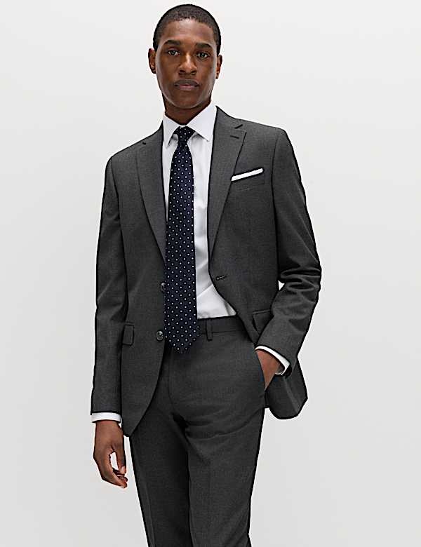 Slim Fit Machine Washable Suit - JE