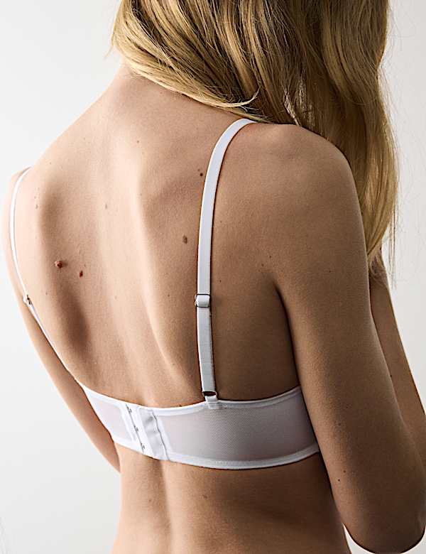 Savannah Lace Wired Longline Balcony Bra Set A-E - CA