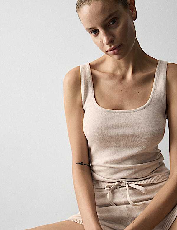 Lounge Knit Vest & Short Set - ES
