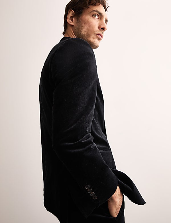 Tailored Fit Cotton Rich Corduroy Suit - GR