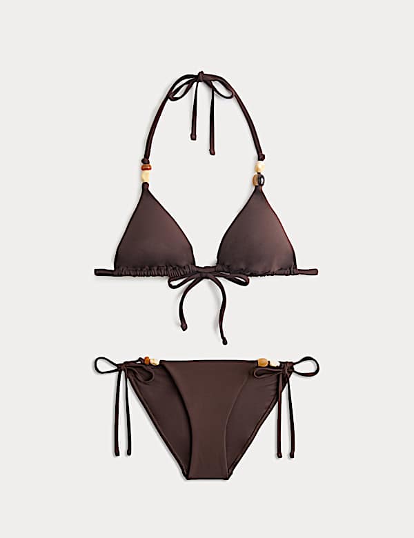 Beaded Triangle Bikini Set - VN