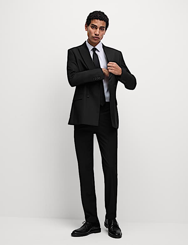 Slim Fit Double Breasted Suit - CZ
