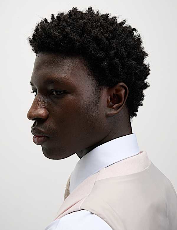 Tailored Fit Wool Rich Tweed Suit  - SI