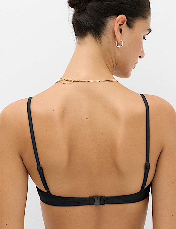 Padded Cropped Scoop Neck Bikini Set - NZ
