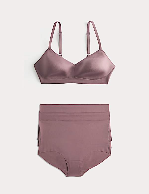 Body Invisibles&trade; Non Wired Full Cup Bra Set A-E - KR