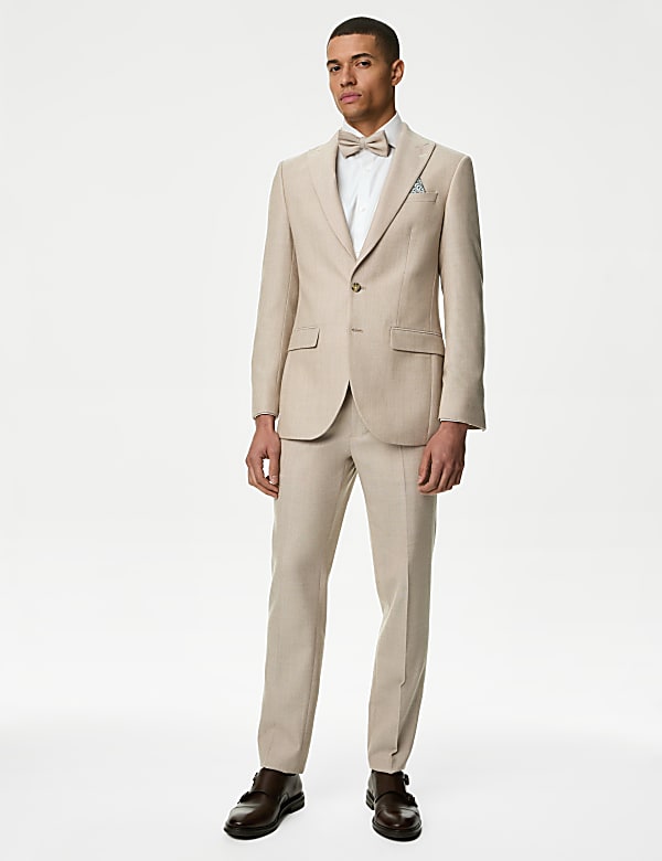 Slim Fit Wool Blend Suit - NL