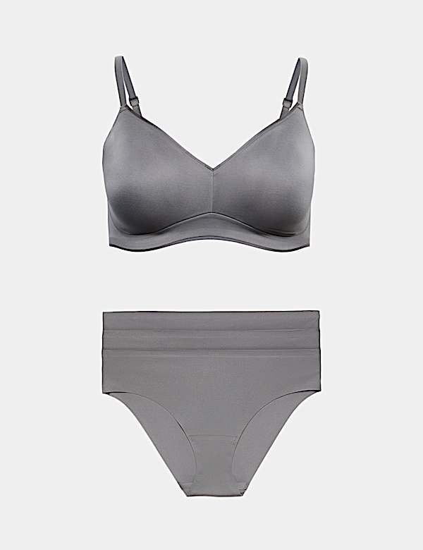 Body Invisibles&trade; Non Wired Full Cup Bra Set A-E - SK