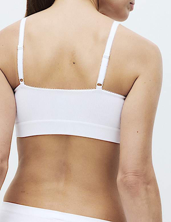 Jasmine Lace Non Wired Seamfree Crop Top Set - AU