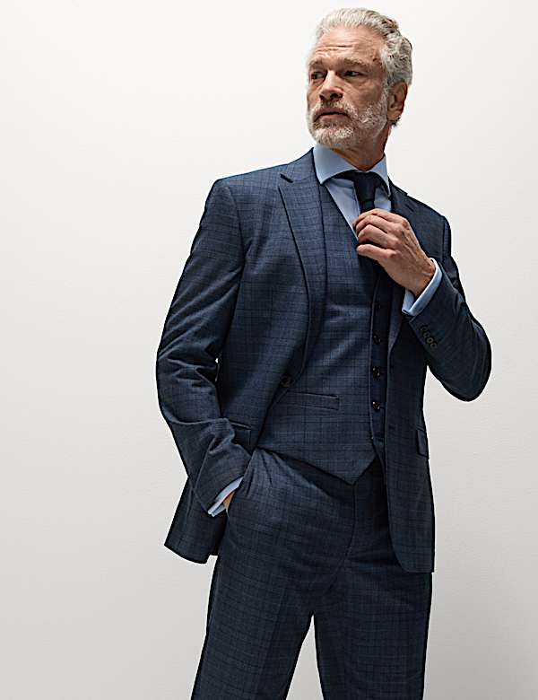 Regular Fit Check Suit - EE