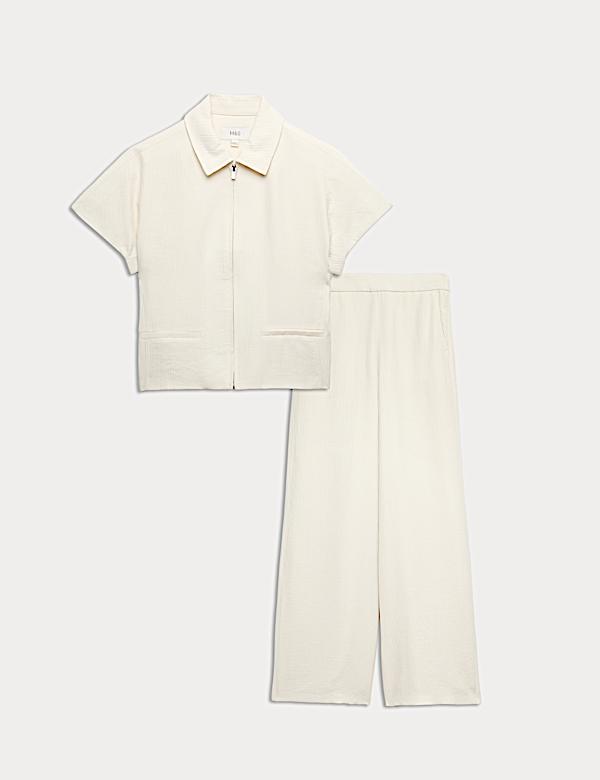 TEXTURED Jacket & Trouser Set - CZ