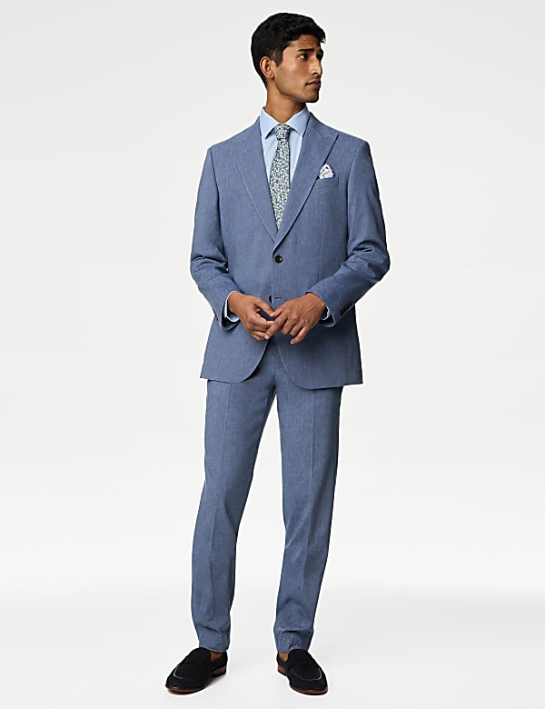 Tailored Fit Italian Linen Miracle™ Suit - FR