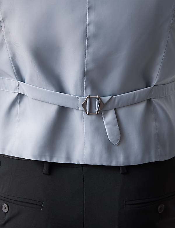 Slim Fit Wool Blend Stretch Suit - ID