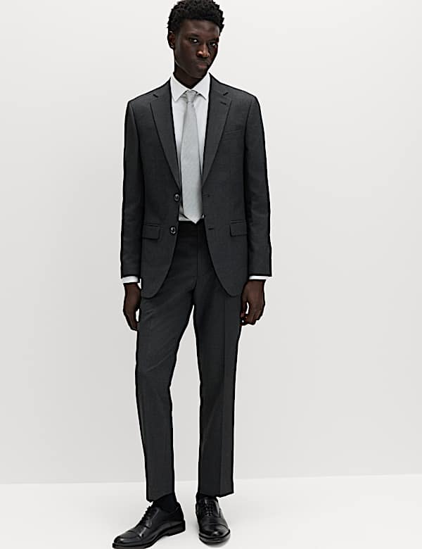 Regular Fit Machine Washable Suit - ID