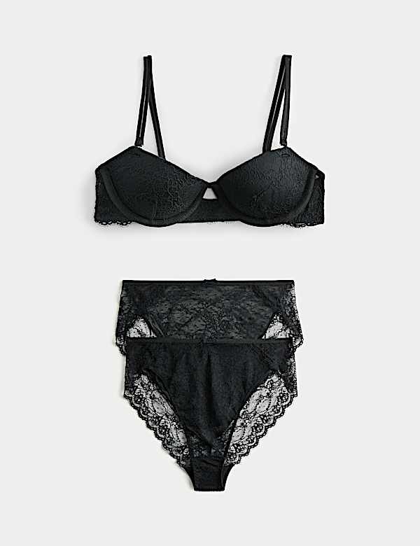 Ida Lace Wired Balconette Bra Set A-E - NL