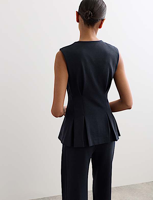 Set van hemdje met rits en broek van katoenmix - NL