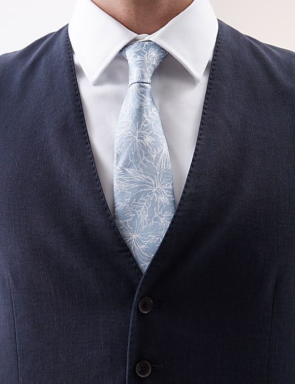 Tailored Fit Italian Performance Linen Blend Suit - MX