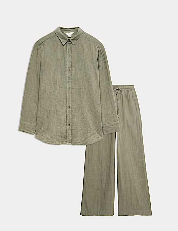 Beach Shirt & Trousers Set - DK