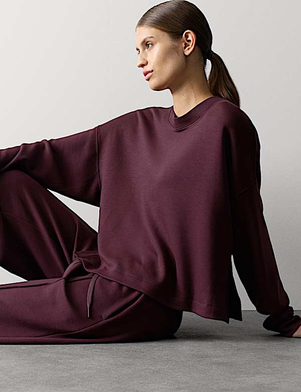 Scuba Jersey Lounge Sweatshirt Set - CZ