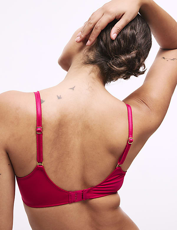 Soutien-gorge Amelia sans armature orné de dentelle, bonnets emboîtants A à E - LU