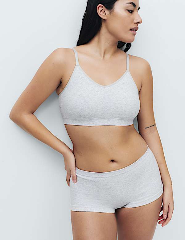 3pk Seamless Non Wired Bralettes Set - MX