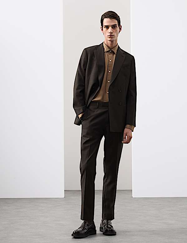 Tailored Fit Wool Rich Suit - DK