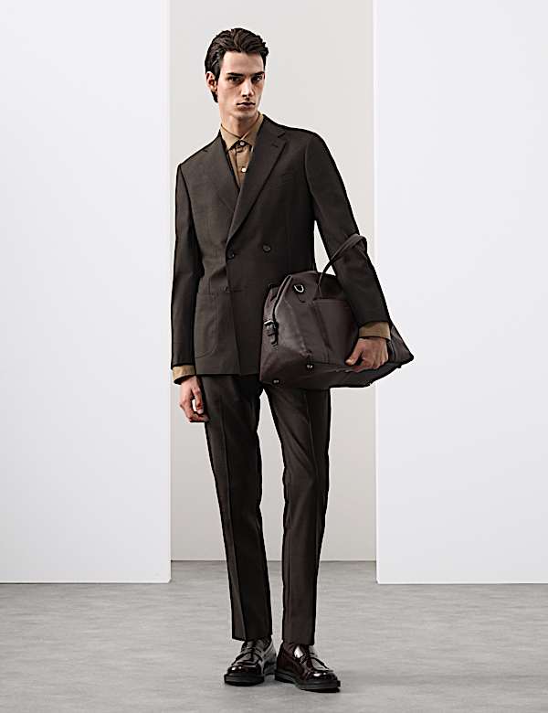 Tailored Fit Wool Rich Suit - DK