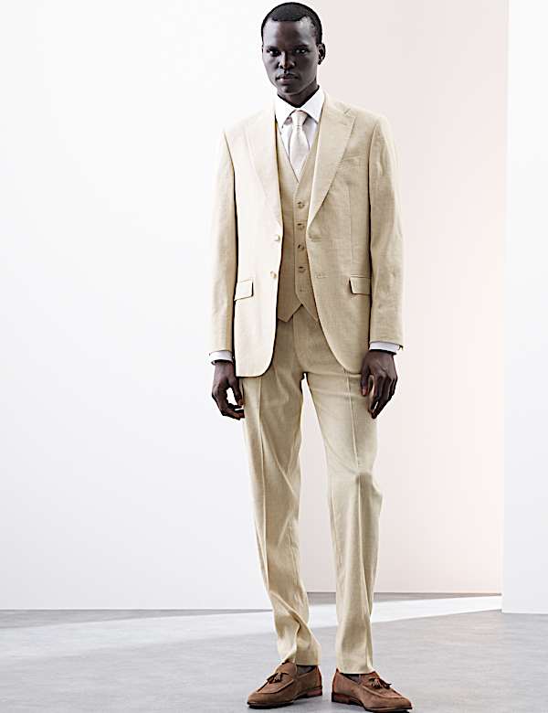 Tailored Fit Italian Performance Line Blend Suit  - US