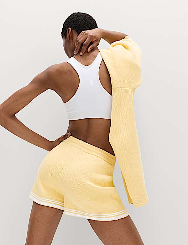 Knitted Cardigan & Short Set - JE