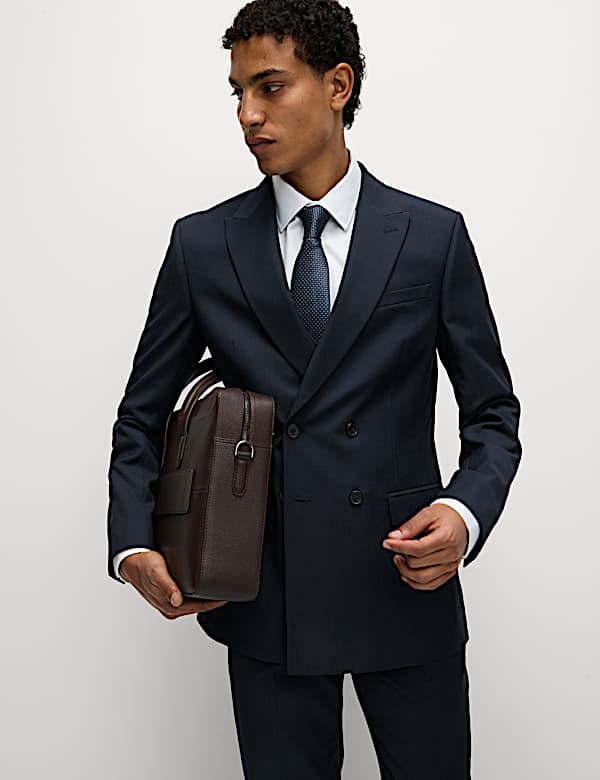 Slim Fit Double Breasted Suit - FR