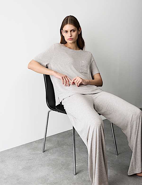 Pocket Detail Pyjama Set