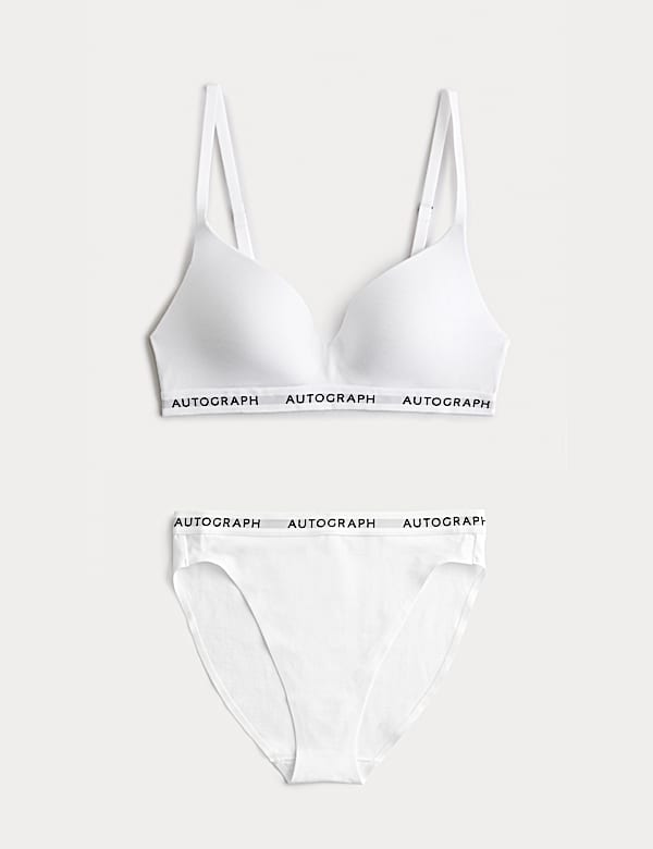 Lille Supima&trade; Cotton Non Wired Plunge Bra Set A-E - US