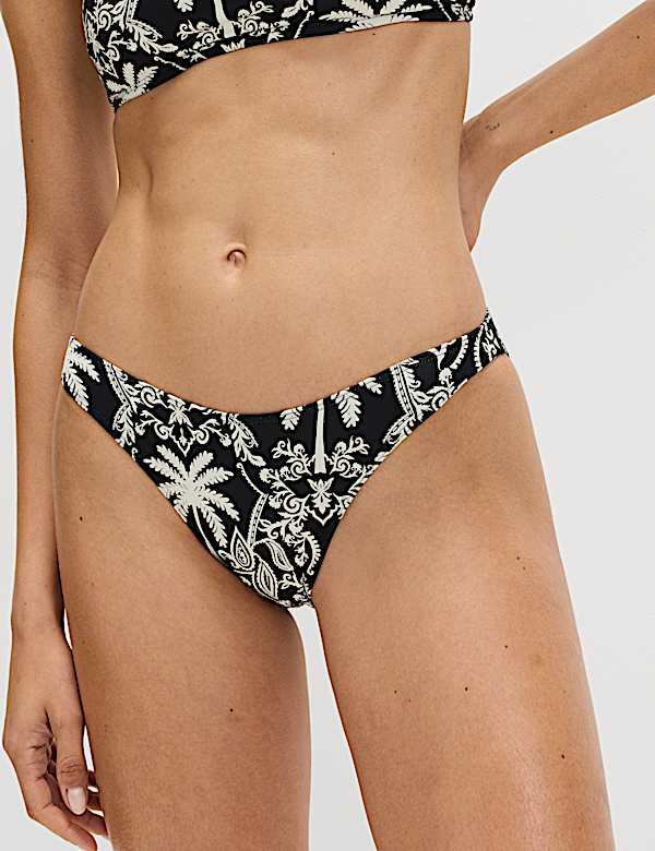 Printed Bandeau Bikini Set - SE