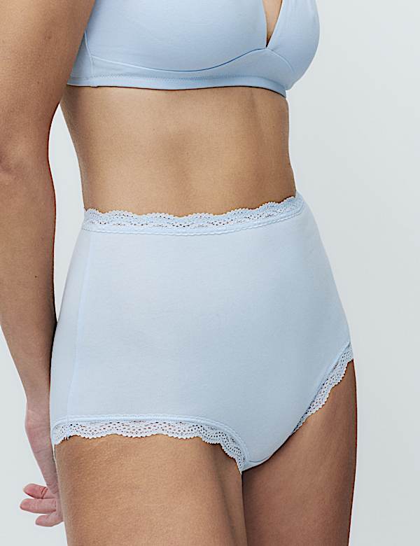 3 Pack Cotton Rich Non Wired Full Cup Bras Set A-E - ID