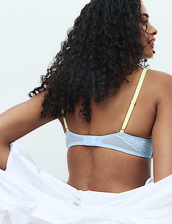 Ida Lace Wired Plunge Bra Set A-E - ES