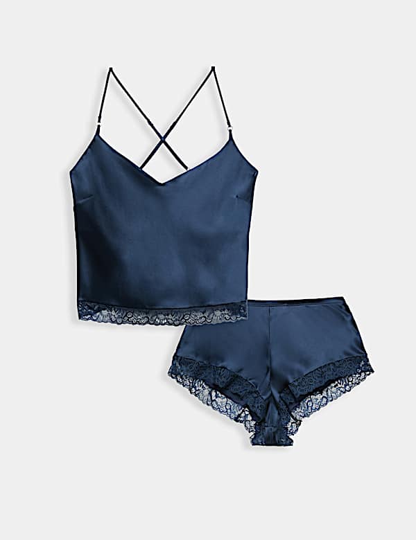 Silk & Lace Cami Set - US