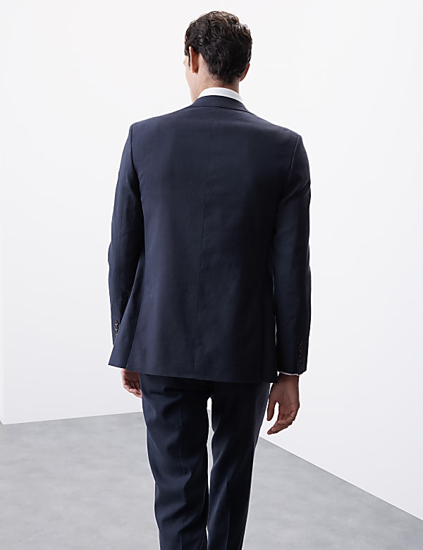 Tailored Fit Italian Performance Linen Blend Suit - MX