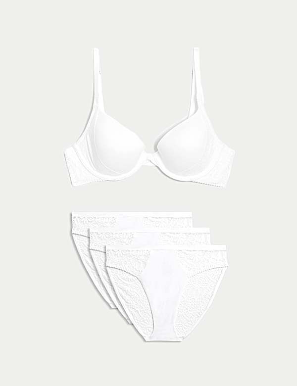 Set Bra Plunge Kaus Oblong Berkawat Body Soft&trade; A-E - ID