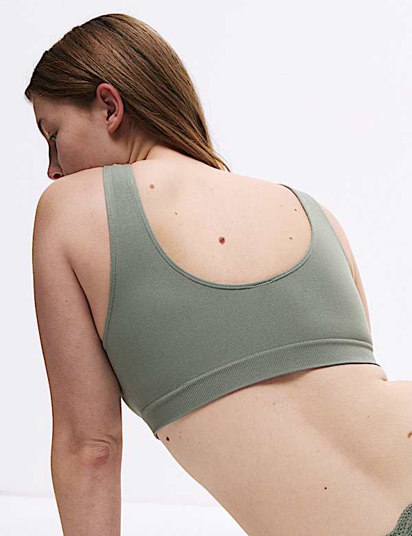 Lot de 3 hauts courts sans couture et sans armature - CH