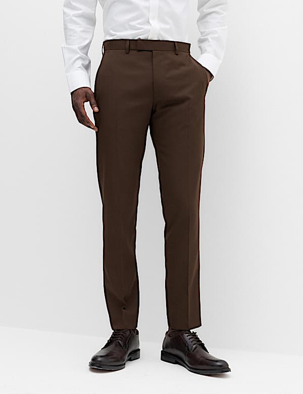 3 Piece Tailored Fit Textured Suit - NL