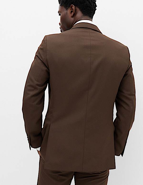 3 Piece Tailored Fit Textured Suit - NL