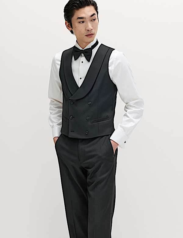 3 Piece Slim Fit Ultimate Velvet Lapel Tuxedo Suit - US
