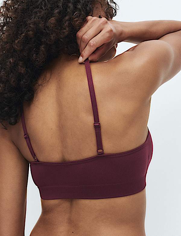 3pk Seamless Non Wired Bralettes Sets - CZ