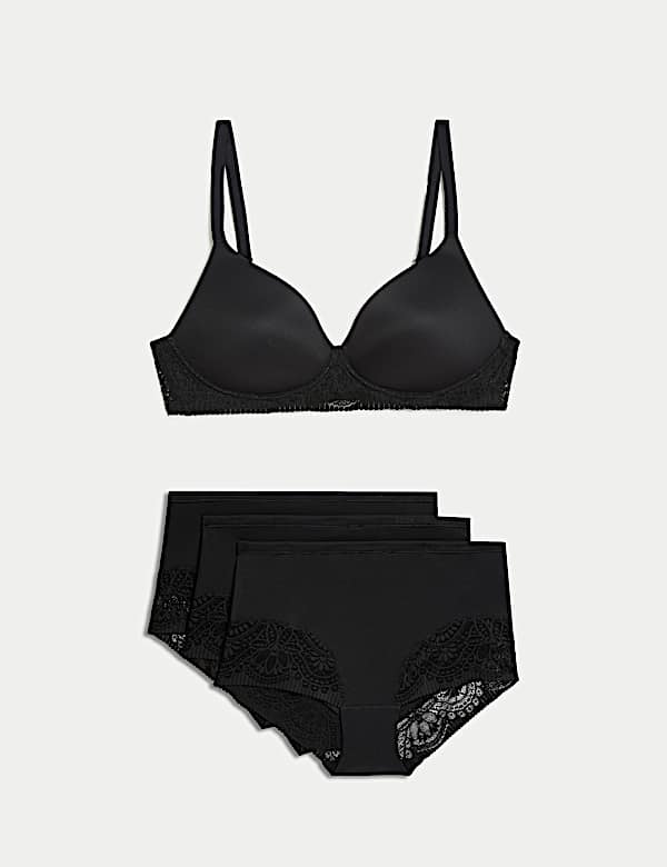 Σετ με σουτιέν Full Cup A-E BodySoft™ χωρίς μπανέλα - GR