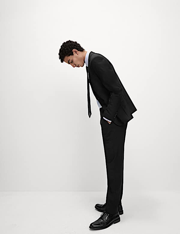 Kostuum met stretch en skinny pasvorm - NL