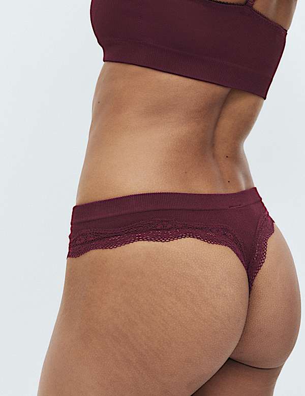 Jasmine Lace Non Wired Seamfree Crop Top Set - CZ