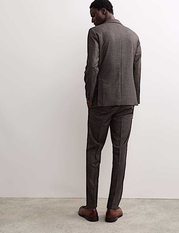 Houndstooth Double Breasted Suit - CA