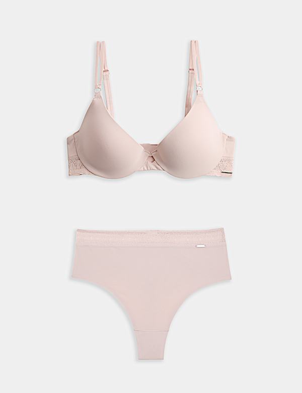 Boston Wired Demi Cup Bra Set A-E - CA