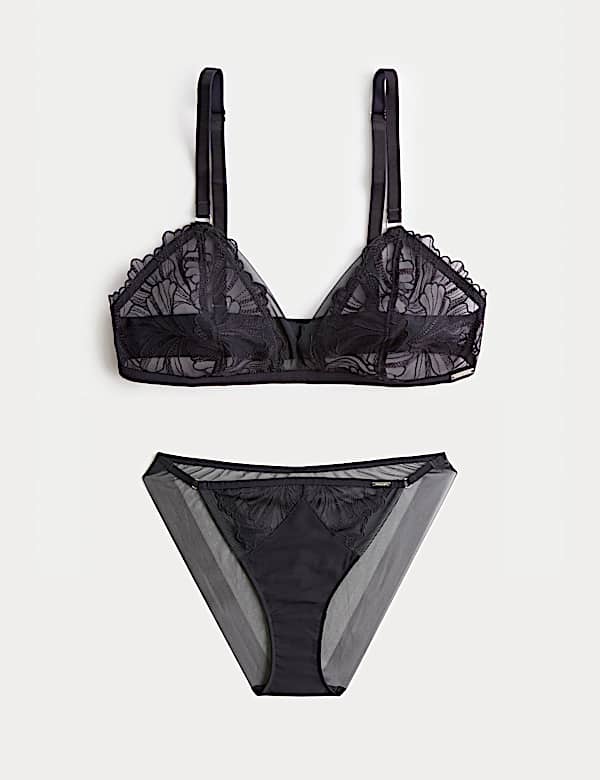 חזיית ברלט Monaco ללא ברזלים עם רקמה במידות A-E - IL