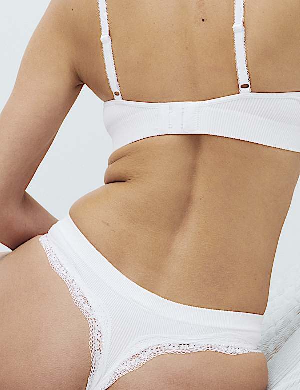 Jasmine Lace Seamfree Non Wired Plunge Bra Set A-E - AU